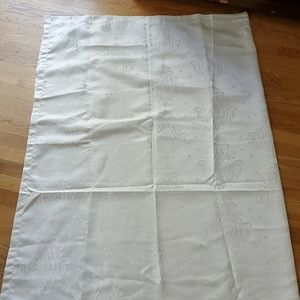 Roma White Damask Shower Curtain